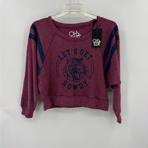 Chasor Maroon Sweatshirt Let’s Get Rowdy